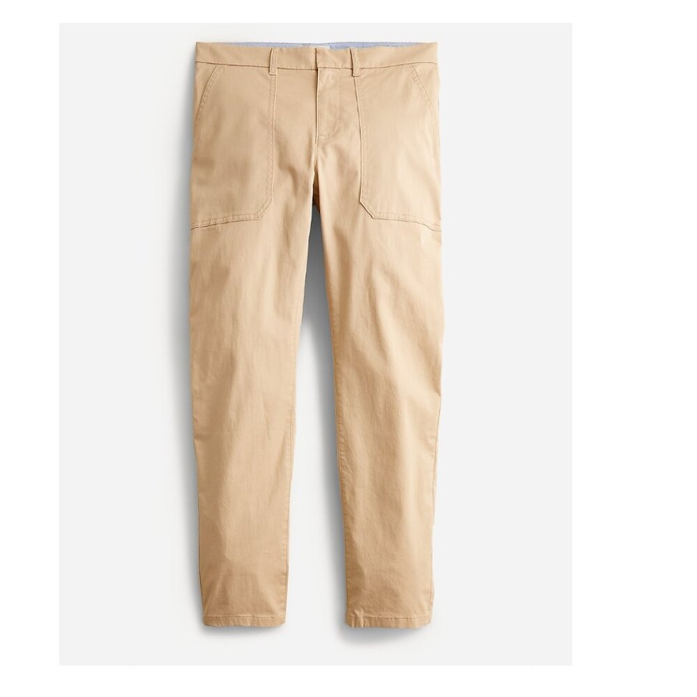NWT J.Crew Patch-pocket Slim Boyfriend Chino Lightweight Pant Womens Size 31
